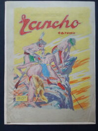 La Couverture du RANCH0 25 avec son Calque de Crayon de couleur