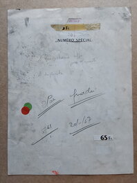 Le verso de la Couverture du SPECIAL RANCH0 9 au format entier avec annotation