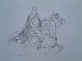 Enrico Marini - Les Aigles de Rome - Arminius - Illustration originale