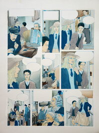 Bleu pour planche originale n° 9