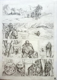 Cyril Pontet - MALEDICTIS   T1 LES DEMONS DE LA LUNE - Original art