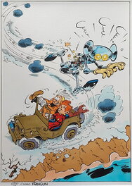 André Sipp - Radar le Robot, d'après Franquin - Spirou et Fantasio - Couverture originale