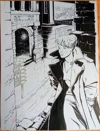 Annie Goetzinger - Cover Agence Hardy Tome 5 "Berlin, zone française" - Couverture originale