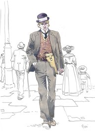 2005 - Dédicace - Christian Rossi - WEST (Tome 2)