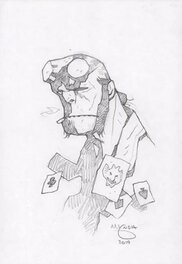 Mike Mignola - Hellboy - Illustration originale