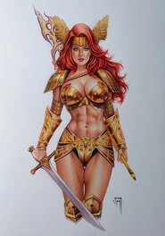 Jean Medeiros - Angela - Illustration originale