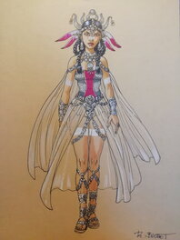 Philippe Buchet - Magnifique Navis - Illustration originale