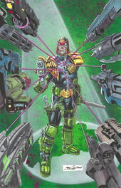 Neal Adams - Judge Dredd | Cover Illustration - Original Illustration