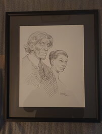 François Boucq - Crayonné encadré François Boucq/ Bouncer - Comic Strip