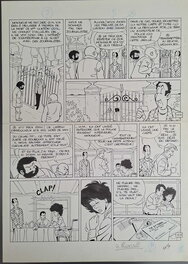 Alain Sikorski - Tif et Tondu- Prise d'otages - Planche originale