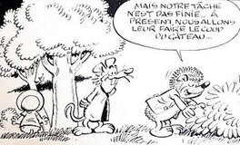 Le brigadier trouve un gâteau