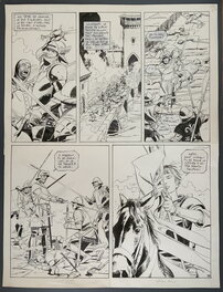 Paul Gillon - 1993 - Jehanne - La Victoire - Planche originale