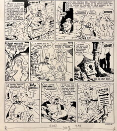 Cézard - Cézard, Arthur le fantôme, planche B, Vaillant#1037, 1965. - Planche originale