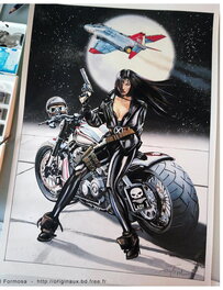 Gil Formosa - Lady X Exlibris - Illustration originale