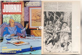 Dans le n°118 de The Comics Journal en 1987, accompagnant une interview de Moebius
