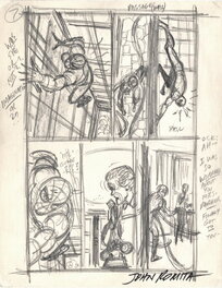 John Romita - Amazing Spider-Man 115 page 7 preliminary - Œuvre originale