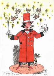 Marc Wasterlain - Docteur Poche - Illustration originale