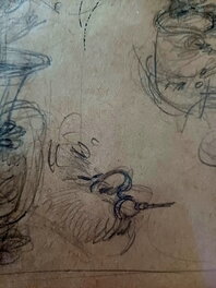 Visage isolé joueur de tuba