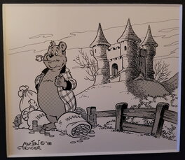 Marten Toonder - Ob Bommel reclame Concordia - Illustration originale