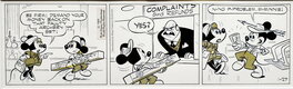 Floyd Gottfredson - Mickey - " Suivez la Flèche " - Planche originale