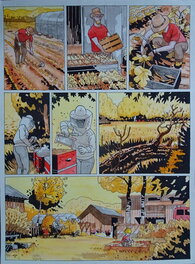 Iwan Lépingle - Une île sur la Volga - Planche originale