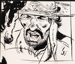 Jean Giraud - Case BLUEBERRY CHIHUAHUA PEARL - Planche originale