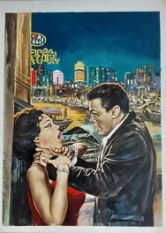 Primo Marcarini - "Un Monsieur si correct" – Histoires Noires – Couverture Elvifrance - Original Cover