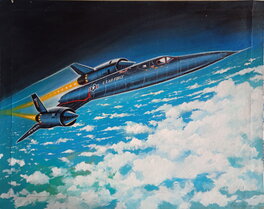 Olivier Dauger - SR-71 Olivier Dauger - Illustration originale