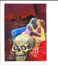 PINO D'ANGELICO - Pino D'ANGELICO (DAENI) - MESSALINA cover n.159 "I sette peccati di Lesbia" - Couverture originale