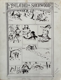 René Bastard - La paladin de Sherwood - Planche originale