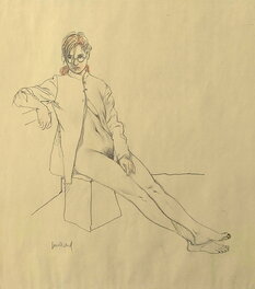 André Juillard - Divas - Ève - Illustration originale