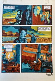 Denis Larue - Les larmes d'Irène - page 1 - Planche originale
