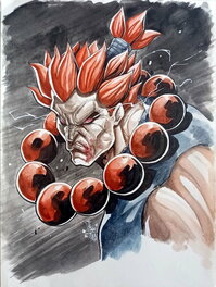 Vinz El Tabanas - Akuma street fighter - Illustration originale