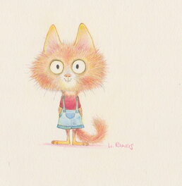 Wiebke Rauers - Little cat - Illustration originale