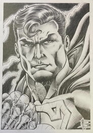 Edson Passos - Superman - Illustration originale