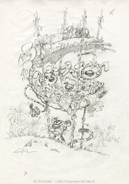 Gil Formosa - Marsupilami couverture - Couverture originale