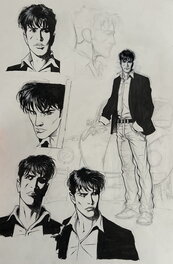 Tommasso Bianchi - Bianchi Tommasso, etudes Dylan Dog, 2005. - Illustration originale