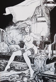 Benoit Dellac - Verre de vin - Planche originale