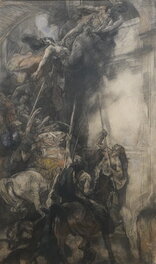 Johannus Hendrikus Jurres - De Val van Izebel - Illustration originale