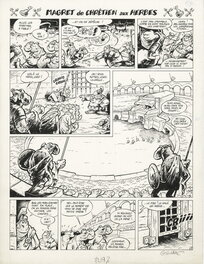 Michel Gaudelette - Gaudelette - Magret de chrétiens aux herbes - Planche 1 - Comic Strip