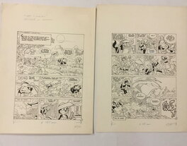 Giorgio Cavazzano - Cavazzano - Planches originales "Hercule au Japon" - Planche originale