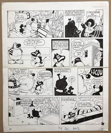 François Corteggiani - Corteggiani - Pastis - La Pyramide oubliée - Planche 4 - Planche originale