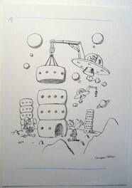 Luc Cromheecke - Cromheecke - 14 Dessins Publicitaires - Illustration originale