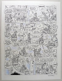 Luc Cromheecke - Cromheecke - "Roboboy" T4 (Néerlandais) - Planche originale - Planche originale