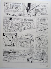 Luc Cromheecke - Cromheecke - Tom Carbone "Ça vole haut" Page 37 - Planche originale