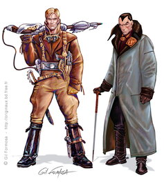 Gil Formosa - Robur vs GURN - Illustration originale