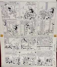 Jean-Claude Poirier - Horace cheval de l’Ouest - Planche originale