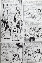 Joseph Garcia - Kocis, Le Filtre de jouvence, planche 16 - Parution dans le n°5 du magazine Ivanhoé (Mon journal) - Planche originale