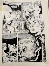 César Spadari - Fantomen “ The Assessination of President Lincoln” - Planche originale