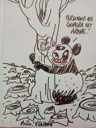 Panda dans la brume